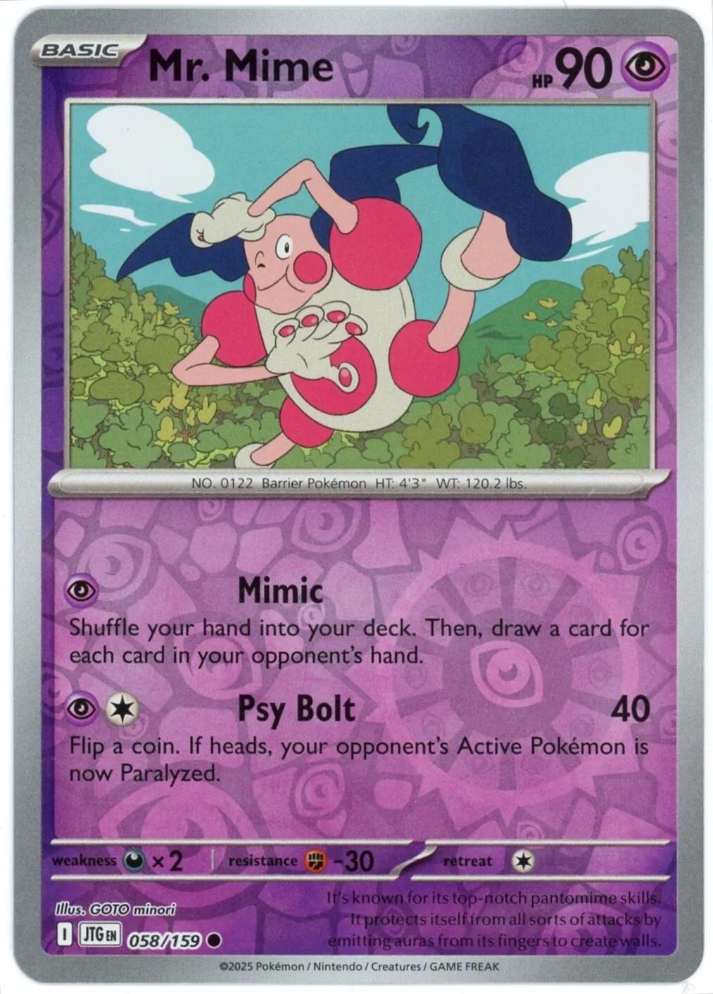 Mr. Mime [Reverse Holo]